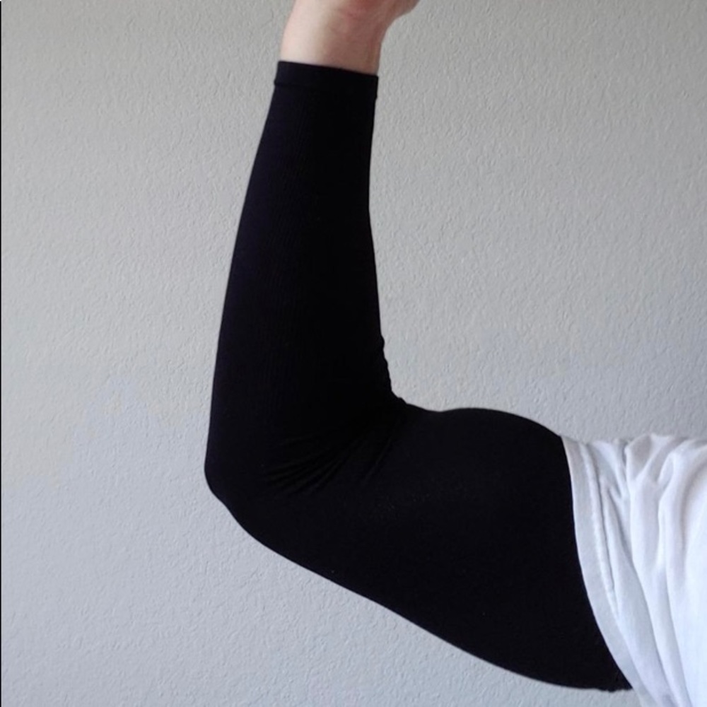 New 7 pairs in arm sleeves-black
